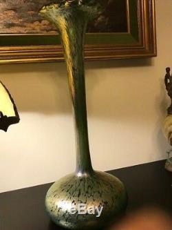 $Drop Candia Papillon Loetz Austria Art Nouveau Phanomen Iridescent Vase