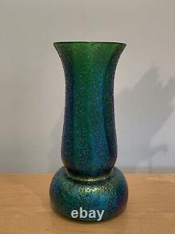 Early 20th Century Hand Blown Iridescent Art Glass Loetz Vase