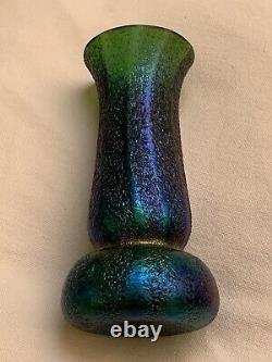 Early 20th Century Hand Blown Iridescent Art Glass Loetz Vase