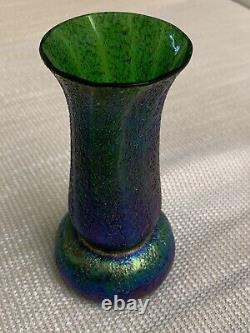 Early 20th Century Hand Blown Iridescent Art Glass Loetz Vase