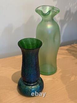 Early 20th Century Hand Blown Iridescent Art Glass Loetz Vase