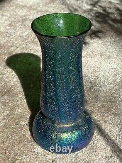 Early 20th Century Hand Blown Iridescent Art Glass Loetz Vase