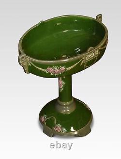 Eichwald Art Nouveau glazed centrepiece