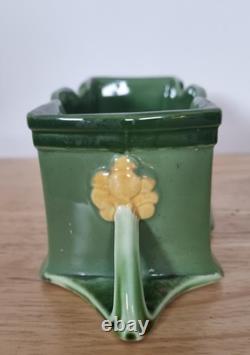 Eichwald Majolica Secessionist Art Nouveau flower trough/planter