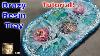 Enchanting Resin Tray Rose Blooms U0026 Feather Magic