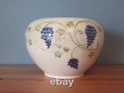 Ex. Rare Antique William Moorcroft Huge'grape Vine' Lustre Jardiniere C. 1900/06