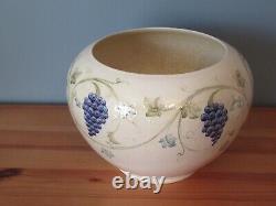 Ex. Rare Antique William Moorcroft Huge'grape Vine' Lustre Jardiniere C. 1900/06