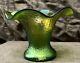 Fabulous Antique Rindskopf 19th C. Iridescent Art Glass Sweet Pea Vase Nice