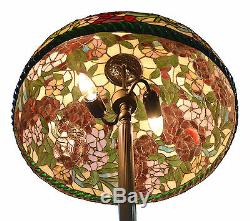 FL03 Handmade 19 Floral Tiffany Style Floor Light Lamp Home / Christmas Gift