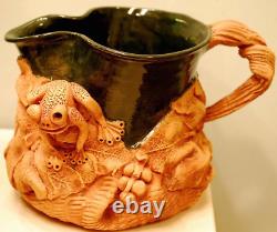 FROG Studio Art Pottery Vase CHARLESTOWNE PORCELANE LEO & KARIN VILLAROMAN Rare