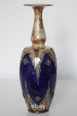 Fine Royal Doulton Lambeth Art Nouveau Vase Bessie Newberry c. 1905
