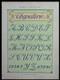 French Art Nouveau Shop Sign 1905 Lithograph Typefaces, Bordere, Alphabet