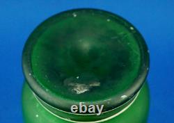 GLASS VASE France end 1800 1900 Art Nouveau Lily Flowers Gallè Daum Legras style