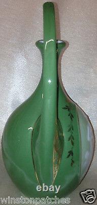 Gebruder Heubach Schutz Marke Pate-sur-pate Cameo Vase 7 Art Nouveau Germany