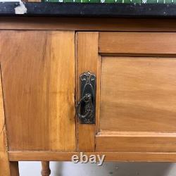 Green Art Nouveau Vanity Washstand Sideboard