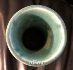 Green/Blue Rookwood 2 Handled Decorated Vase XXX 1930 # 6102 EXC 6