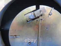 Hector Guimard designed green ceramic gilt metal vintage Art Nouveau wall clock