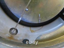 Hector Guimard designed green ceramic gilt metal vintage Art Nouveau wall clock