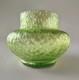 Kralik Sohn Martel&eacute; Art Nouveau Iridescent Uranium Green Glass Vase C1910-1920