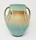 Large Roseville Pottery Monticello 564-9 Blue Vase Beautiful Glaze Euc Reduced