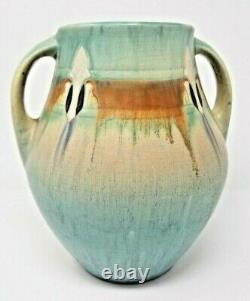 LARGE Roseville Pottery Monticello 564-9 Blue Vase Beautiful Glaze EUC REDUCED