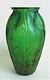 Loetz Neptun Crete 7 Green Iridescent Art Nouveau Glass Vase Antique Bohemian