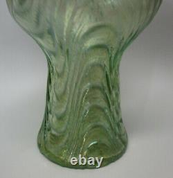 Large 10 LOETZ OCEANIK Art Nouveau Bohemian Glass Vase c. 1904 MINT