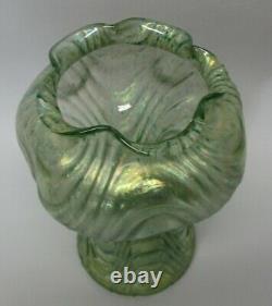 Large 10 LOETZ OCEANIK Art Nouveau Bohemian Glass Vase c. 1904 MINT