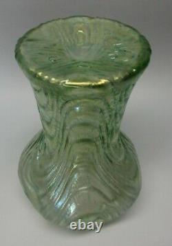Large 10 LOETZ OCEANIK Art Nouveau Bohemian Glass Vase c. 1904 MINT