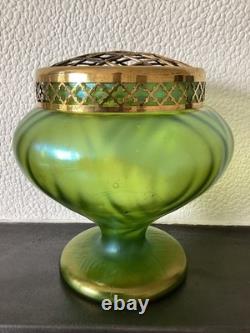 Large Art Nouveau Loetz, Kralik or Rindskopf Iridescent Vase. C1900