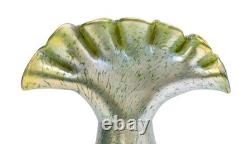 Large Art Nouveau Loetz Tulip vase / Tulpenvase in Creta Papillon, 31cm tall