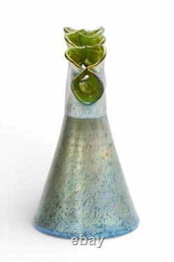 Large Art Nouveau Loetz Tulip vase / Tulpenvase in Creta Papillon, 31cm tall