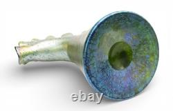 Large Art Nouveau Loetz Tulip vase / Tulpenvase in Creta Papillon, 31cm tall