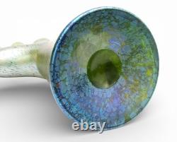 Large Art Nouveau Loetz Tulip vase / Tulpenvase in Creta Papillon, 31cm tall