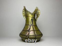 Large Art Nouveau iridescent Pallme- Konig,'Patras' Vase c. 1890