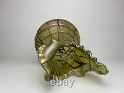 Large Art Nouveau iridescent Pallme- Konig,'Patras' Vase c. 1890