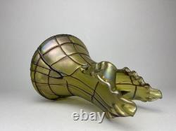 Large Art Nouveau iridescent Pallme- Konig,'Patras' Vase c. 1890