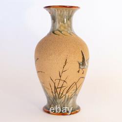 Large Doulton Lambeth Florence Barlow Vase