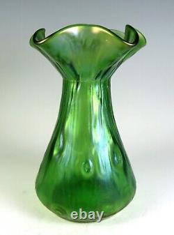 Large Loetz Iridescent Glass Vase Creta Rusticana