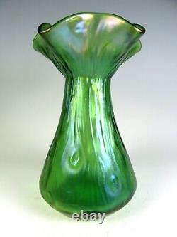 Large Loetz Iridescent Glass Vase Creta Rusticana