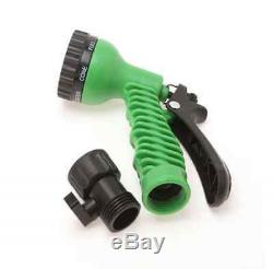 Latex 75 100 FT Expanding Flexible Garden Water Hose with Spray Nozzle