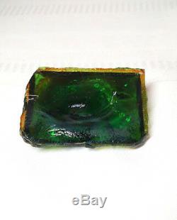 Lct Tiffany Green Favrile, Rectangular Turtleback Tile, Rare