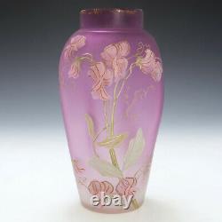 Legras Mont Joye Enamelled Vase c1905