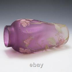 Legras Mont Joye Enamelled Vase c1905