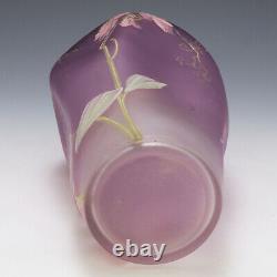 Legras Mont Joye Enamelled Vase c1905