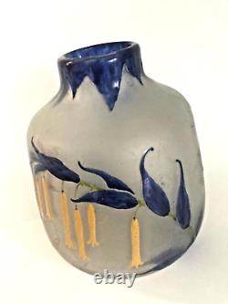 Legras and Cie Art Nouveau glass vase