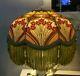Liberty Original Ianthe Fabric Lampshade Glass Tassels 33cm Base Art Nouveau