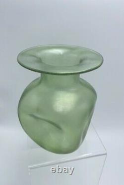 Loetz Attributed Olympia Pn Ii-238 Iridescent Art Glass Vase Circa 1896