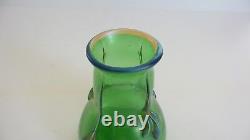 Loetz CRETA GLATT Art Glass Vase, Iridescent Accents, c. 1910