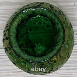 Loetz Creta Diaspora Green Iridescent Art Nouveau Glass Vase C. 1900 Bohemian